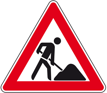 Hilfreiche Verkehrszeichen Baustelle Nr. 123 | kroschke.com
